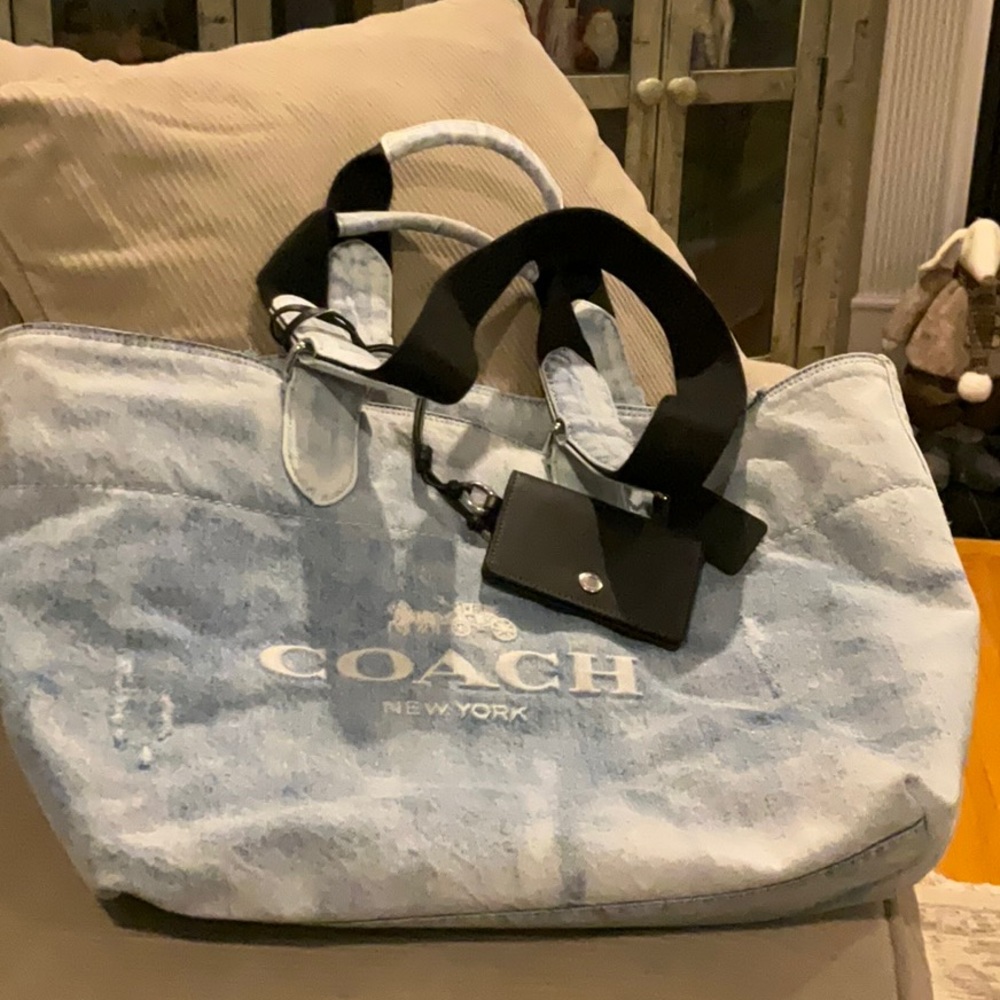 Coach loved Denim Tote